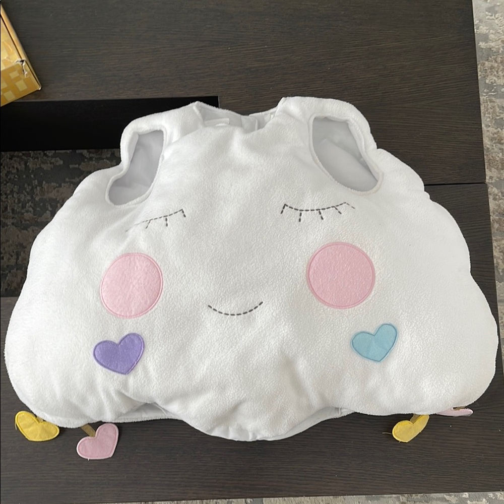 Cute Cloud Pillow costume with Heart Accents